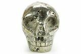 Gleaming Pyrite Skull - Peru #378841-1
